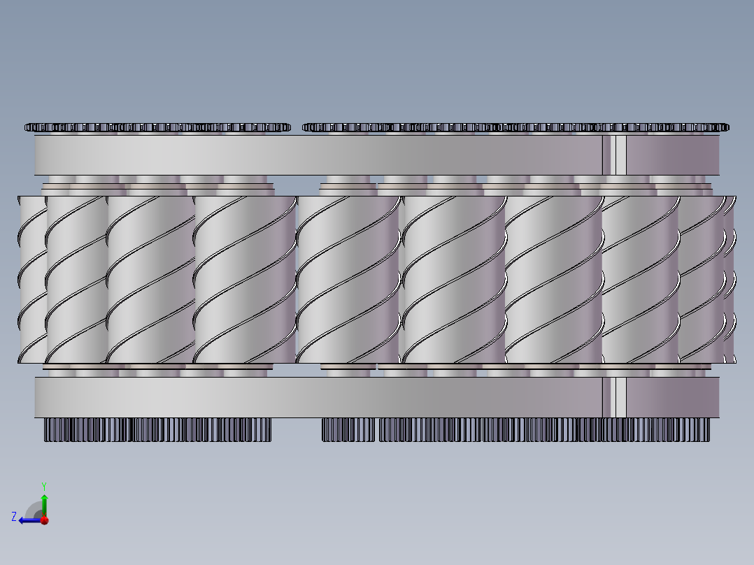 玉米秸秆保留型收割榨汁机的打捆及计量系统说明书及全套图纸右视图