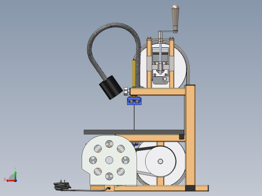 台锯模型图后视缩略图