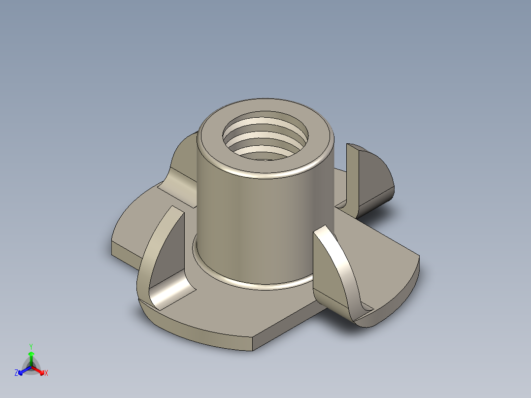 B3004433-六角螺母 M6