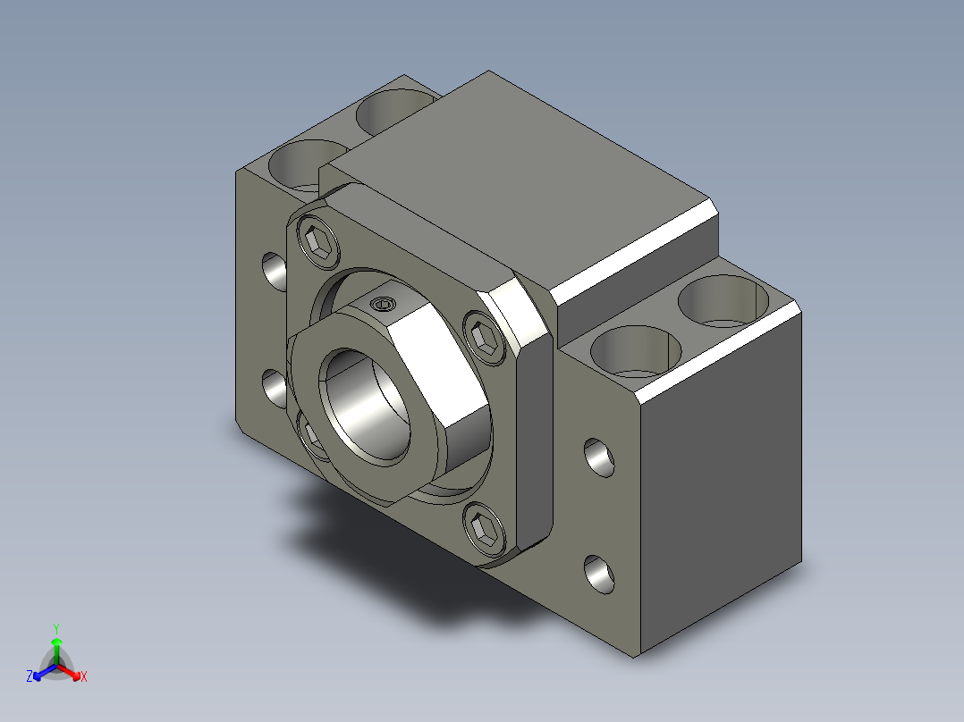 滚珠丝杆支撑固定座BK20