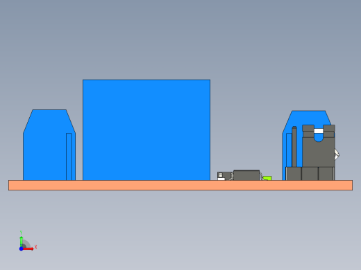 继电器电路板前视缩略图