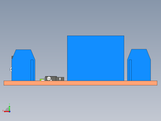 继电器电路板后视缩略图
