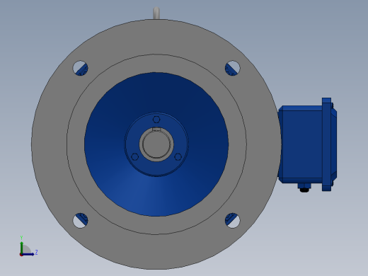 Y2系列B5型三相异步电动机[Y2100L-2]前视缩略图