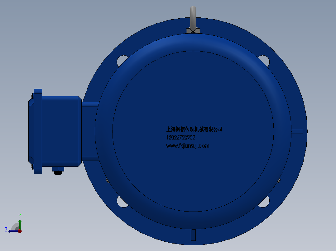 Y2系列B5型三相异步电动机[Y2100L-2]后视图