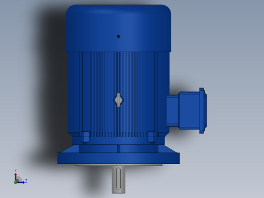 Y2系列B5型三相异步电动机[Y2100L-2]俯视缩略图