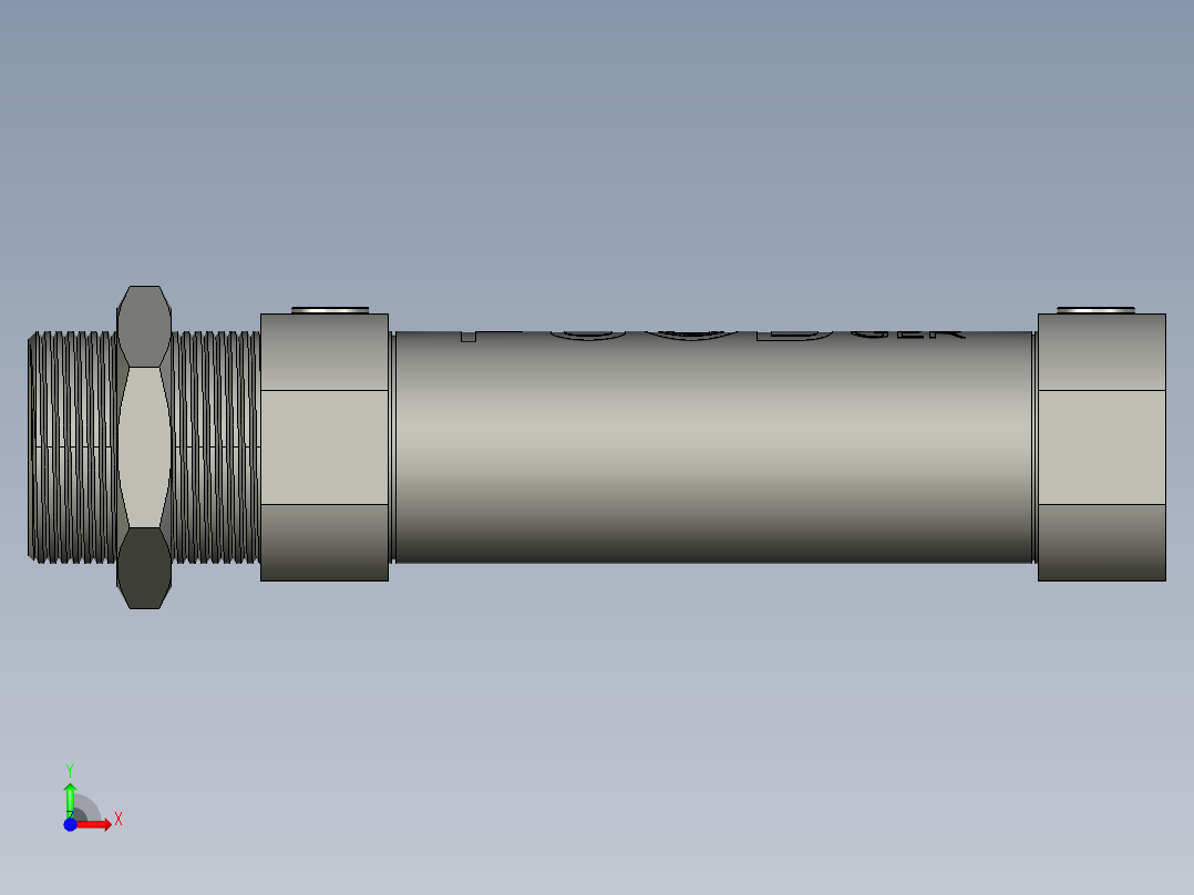 FY-MI气缸U型FY-32-40-U_缸体前视图