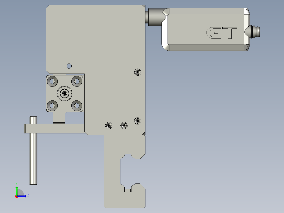LXYC-BOSS-02160500跳动检测组件左视图