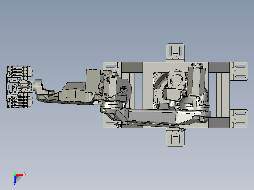 02-00-05机械手模组20i俯视图