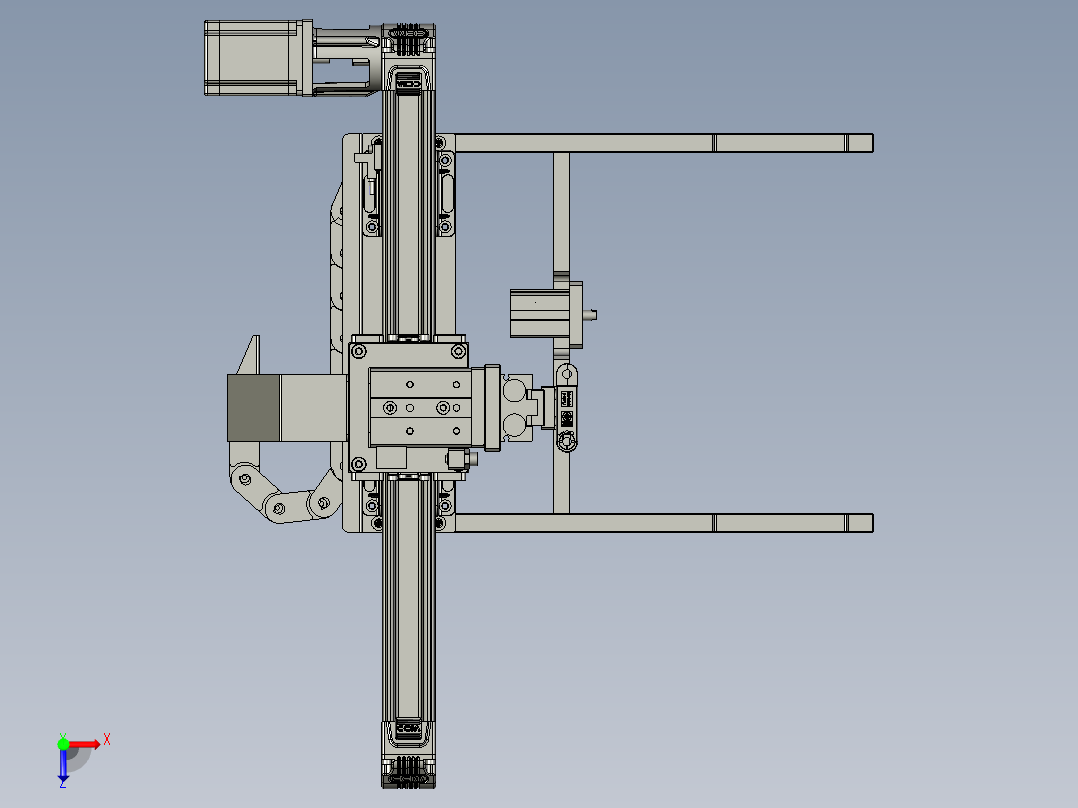 LBZL-A0-上料搬运组件5080-02俯视图