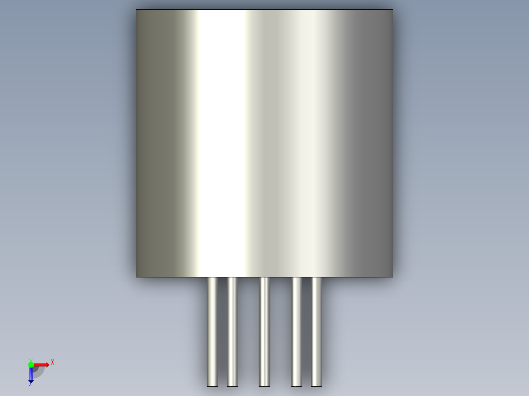 JXM-CO气体检测传感器俯视图