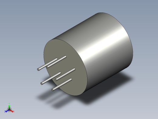 JXM-CO气体检测传感器正等轴测缩略图
