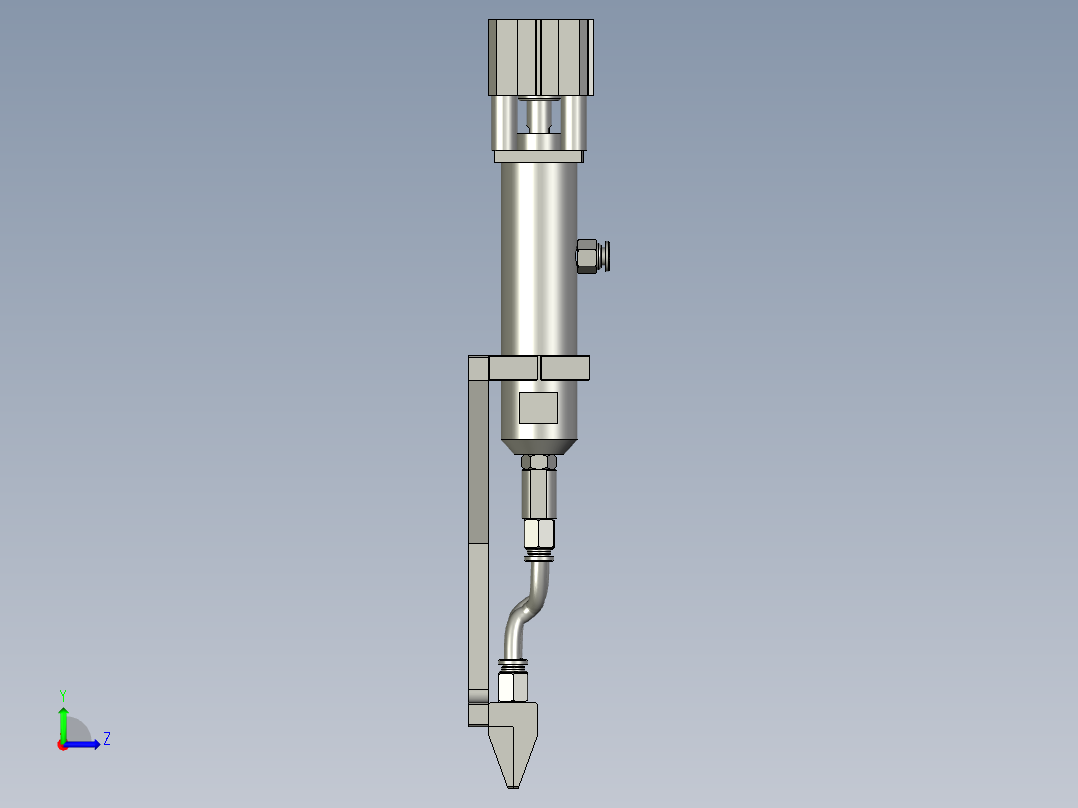 涂刷点硅胶治具01OM左视图