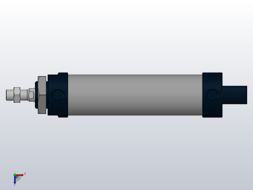 迷你气缸 MAL40x100俯视缩略图