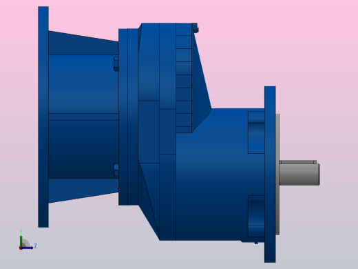 RXF57ZP斜齿轮减速机RXF57-1.6-M1-P80-Φ160左视缩略图