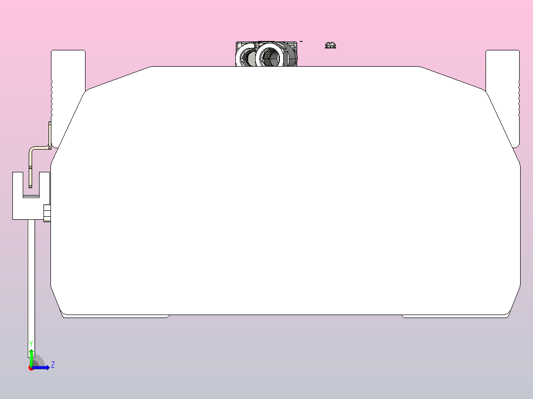 日规模组半封闭丝杆TPA-HNR-170T-2010C-L550-M-M75-N3左视图