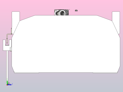 日规模组半封闭丝杆TPA-HNR-170T-2010C-L550-M-M75-N3左视缩略图