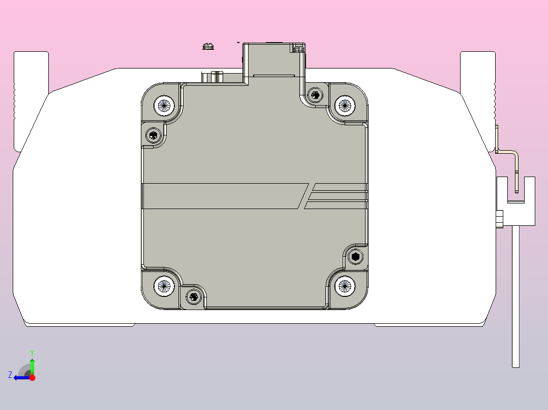 日规模组半封闭丝杆TPA-HNR-170T-2010C-L550-M-M75-N3右视图