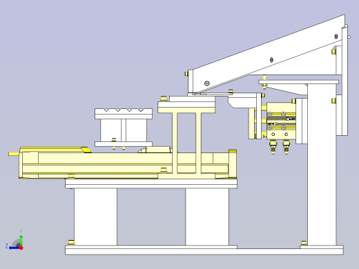 一款圆销避让、转移3D模型右视缩略图