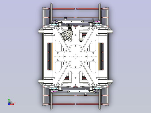 一款可调式袋夹抓手设计模型前视缩略图