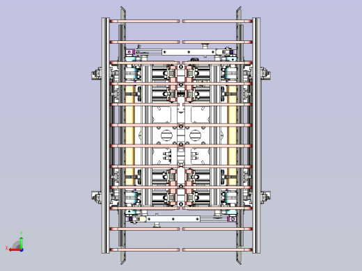 一款可调式袋夹抓手设计模型后视缩略图