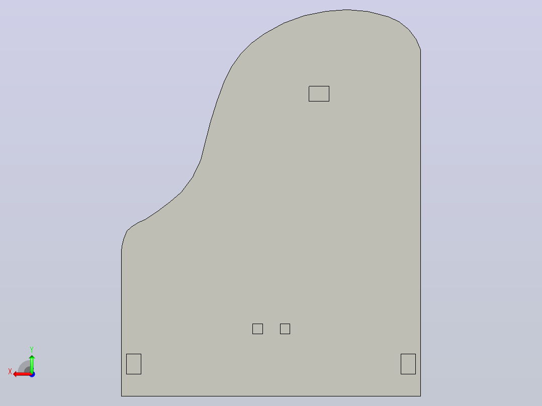 优雅的钢琴后视图