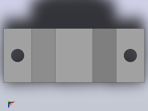 双轴承短T型轴承座组件[BDTS-6001-2Z-20-A-MTC-10]俯视缩略图
