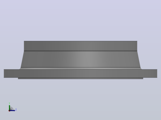 凸面整体钢制管法兰_法兰 DN400-PN16 M 2左视缩略图