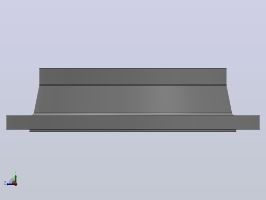 凸面整体钢制管法兰_法兰 DN400-PN16 M 2右视缩略图