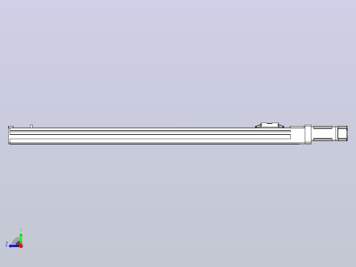 无尘螺杆滑台KCH5M-600-BC-100W-C4右视缩略图