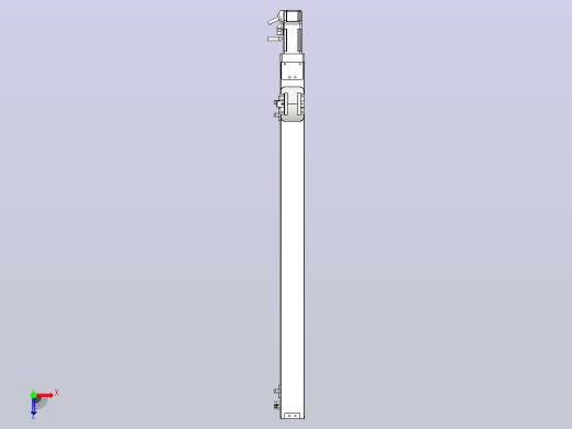 无尘螺杆滑台KCH5M-600-BC-100W-C4俯视缩略图