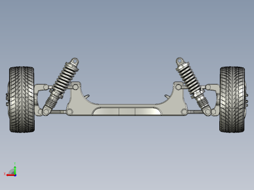 汽车悬挂系统Suspension Complete Assembly STP IGS后视缩略图
