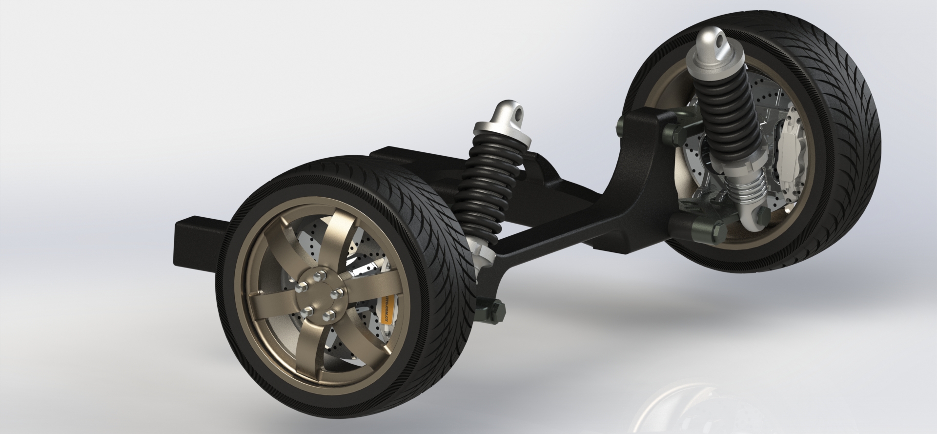 汽车悬挂系统Suspension Complete Assembly STP IGS