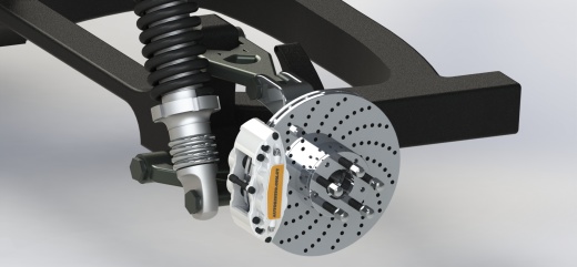 汽车悬挂系统Suspension Complete Assembly STP IGS缩略图