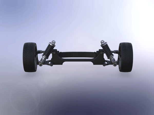 汽车悬挂系统Suspension Complete Assembly STP IGS