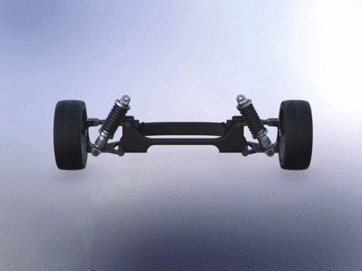 汽车悬挂系统Suspension Complete Assembly STP IGS缩略图