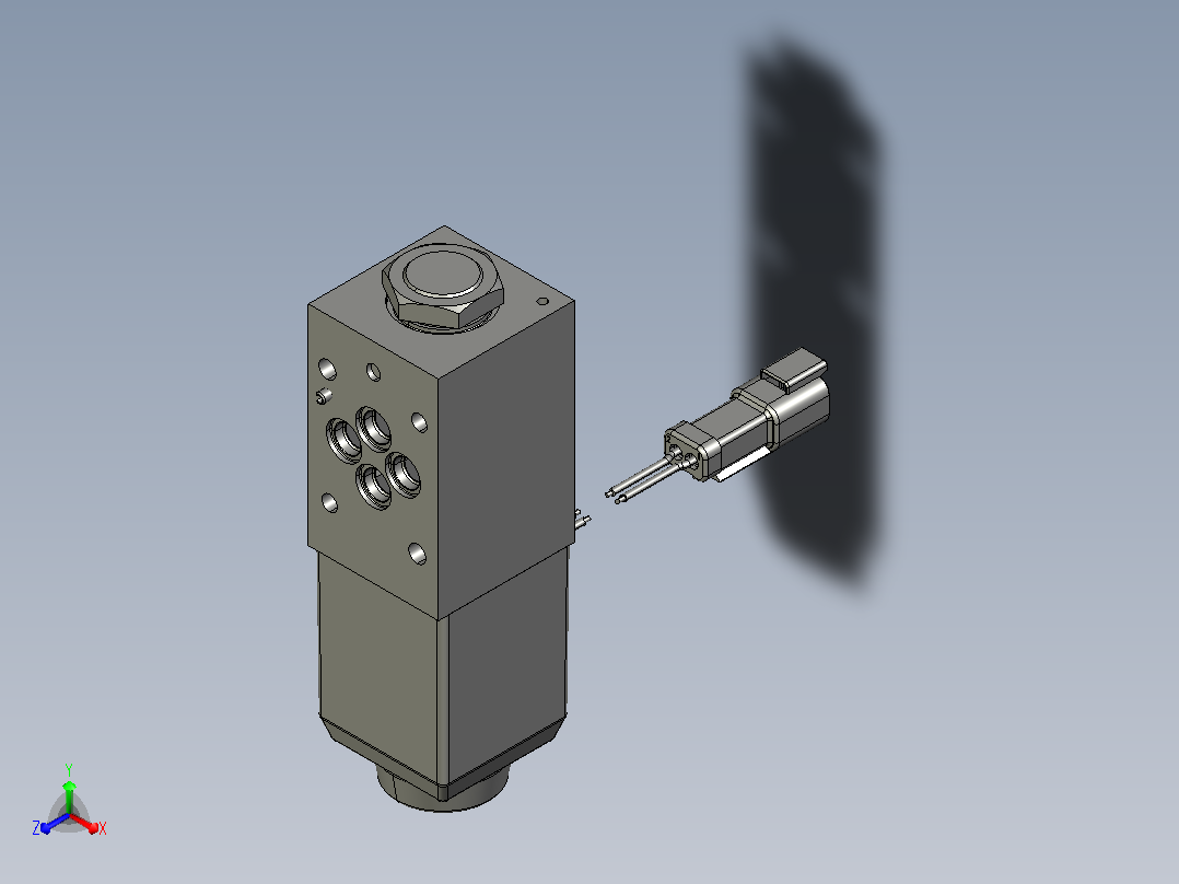 伊顿液压元件dg4v-3-a-kup6d2-60-dc-rock主视图