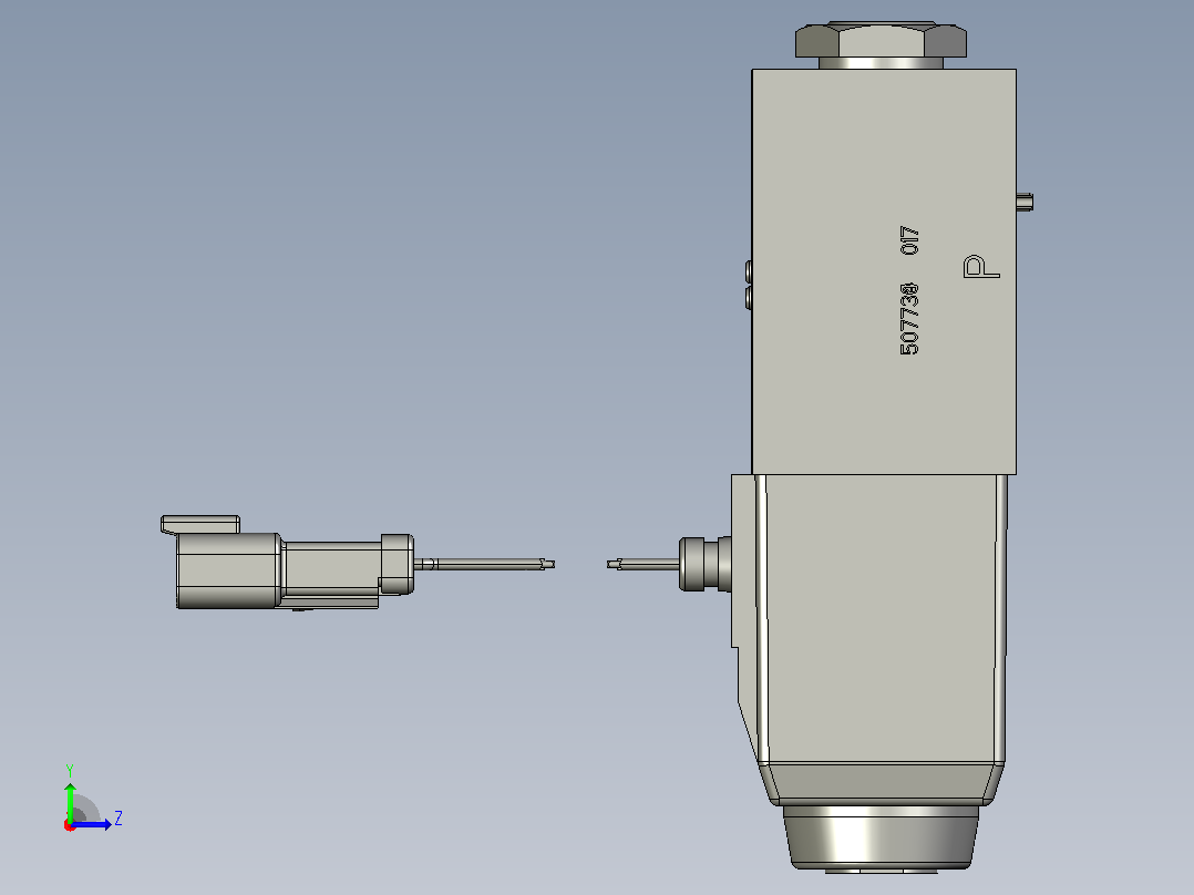 伊顿液压元件dg4v-3-a-kup6d2-60-dc-rock左视图