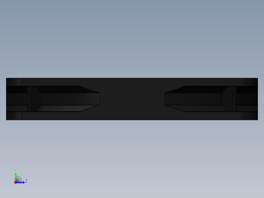 120mm电脑风扇3D模型左视缩略图