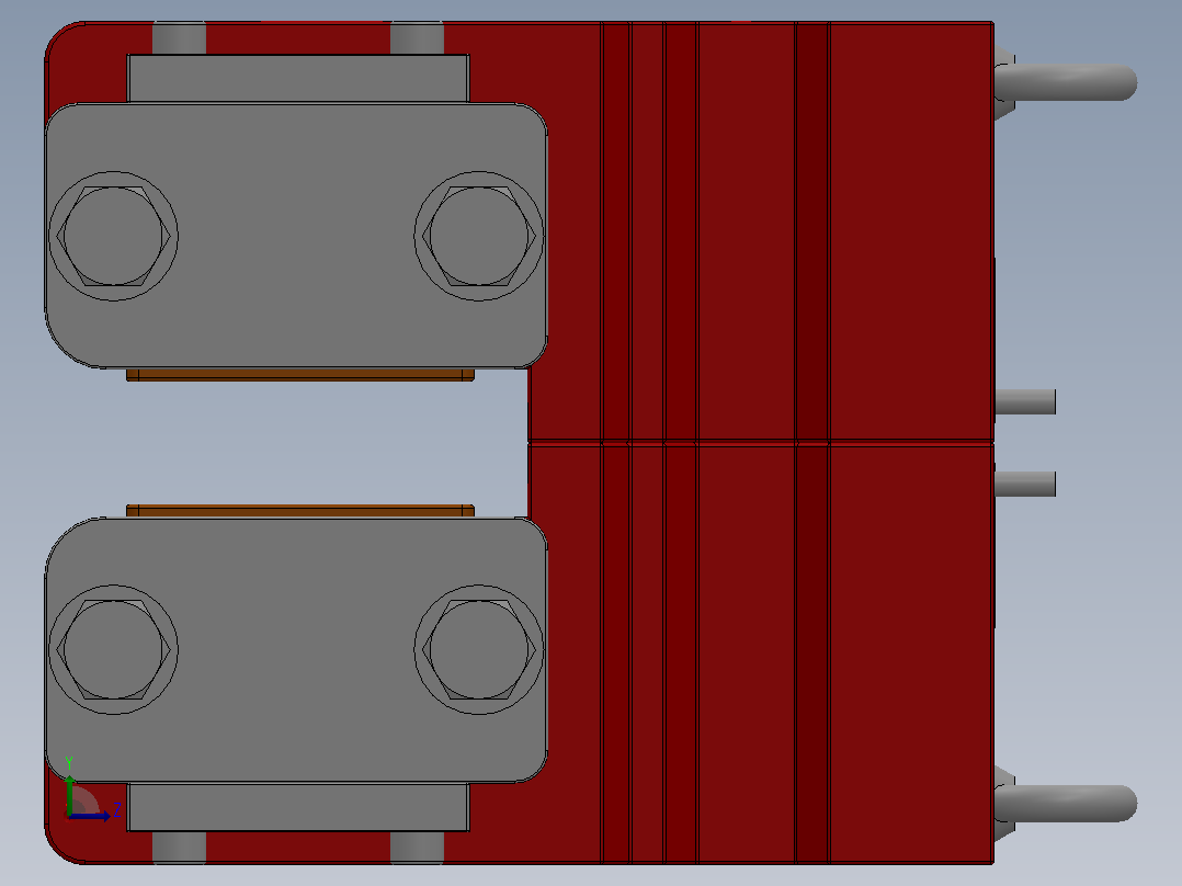 SB140-A06系列液压盘式制动器_SB140-A06-1000×30-WL.WM.1右视图