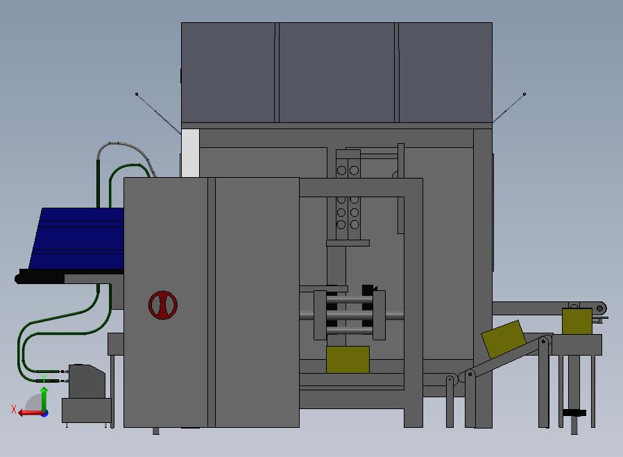 奶酪包装装盒生产线 sw20后视图