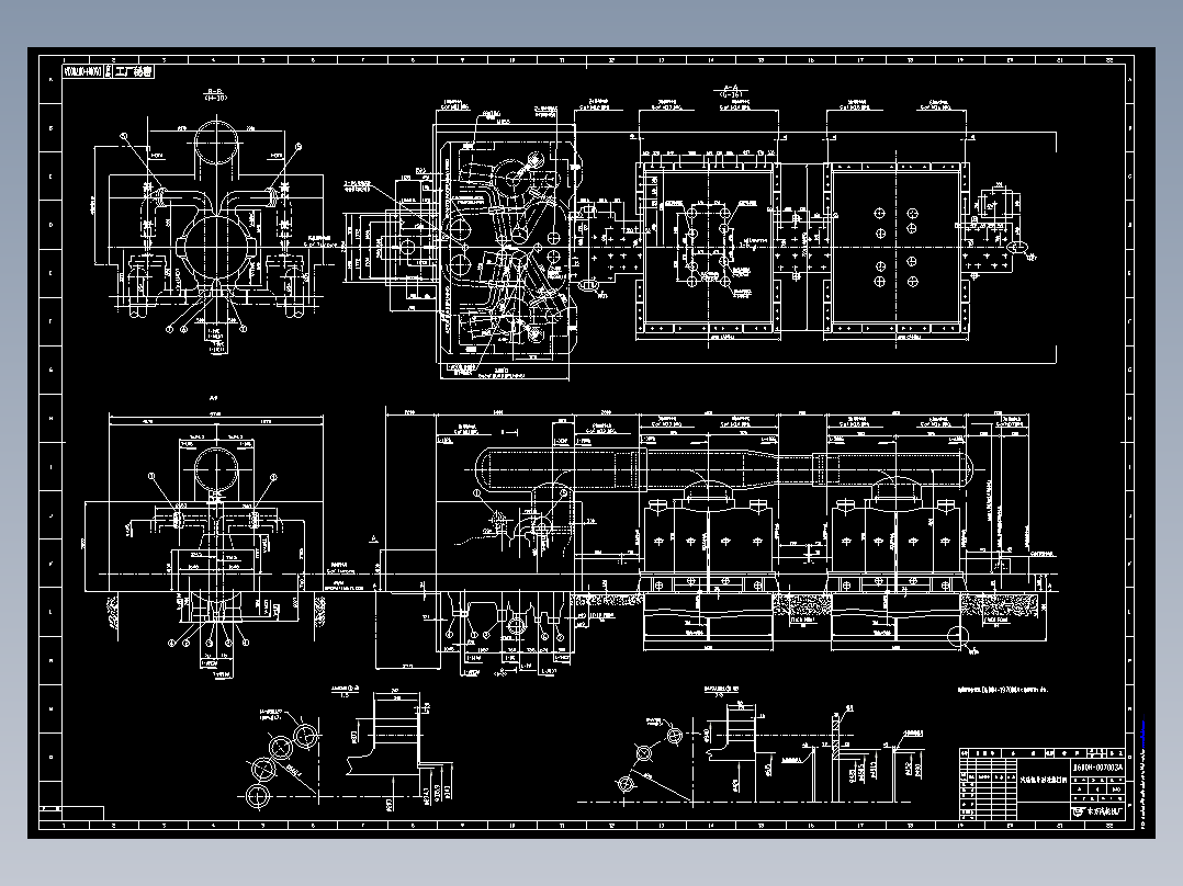 东方汽轮机 外形及接口图