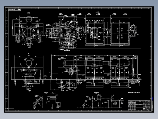 东方汽轮机 外形及接口图