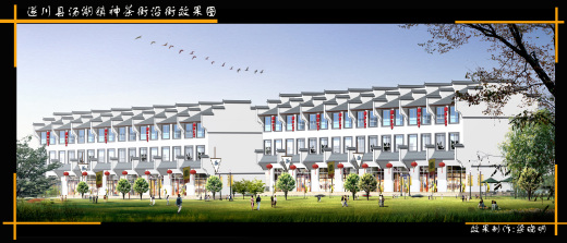 传统仿古中式徽派建筑民俗民居住宅马头墙SU模型CAD图纸大样详图缩略图