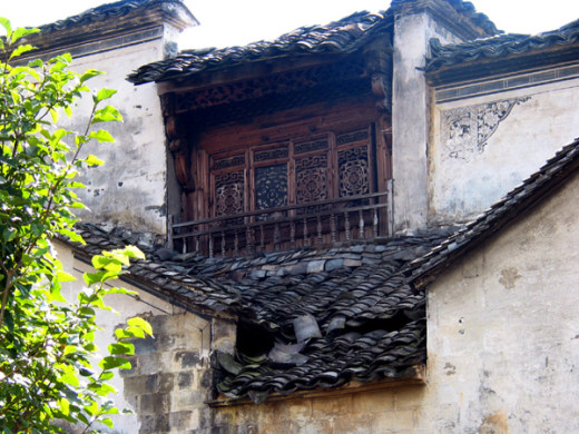 传统仿古中式徽派建筑民俗民居住宅马头墙SU模型CAD图纸大样详图缩略图