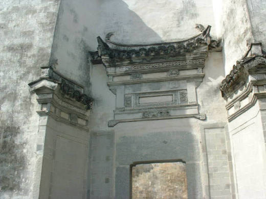 传统仿古中式徽派建筑民俗民居住宅马头墙SU模型CAD图纸大样详图缩略图