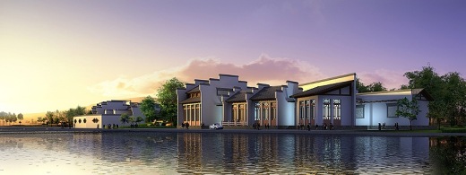 传统仿古中式徽派建筑民俗民居住宅马头墙SU模型CAD图纸大样详图缩略图