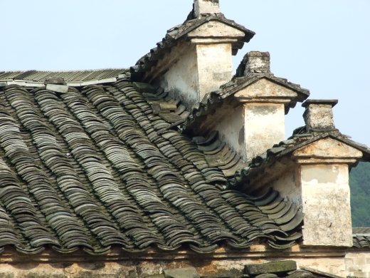 传统仿古中式徽派建筑民俗民居住宅马头墙SU模型CAD图纸大样详图缩略图