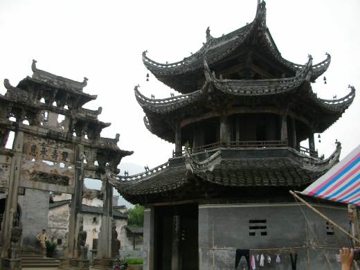 传统仿古中式徽派建筑民俗民居住宅马头墙SU模型CAD图纸大样详图缩略图