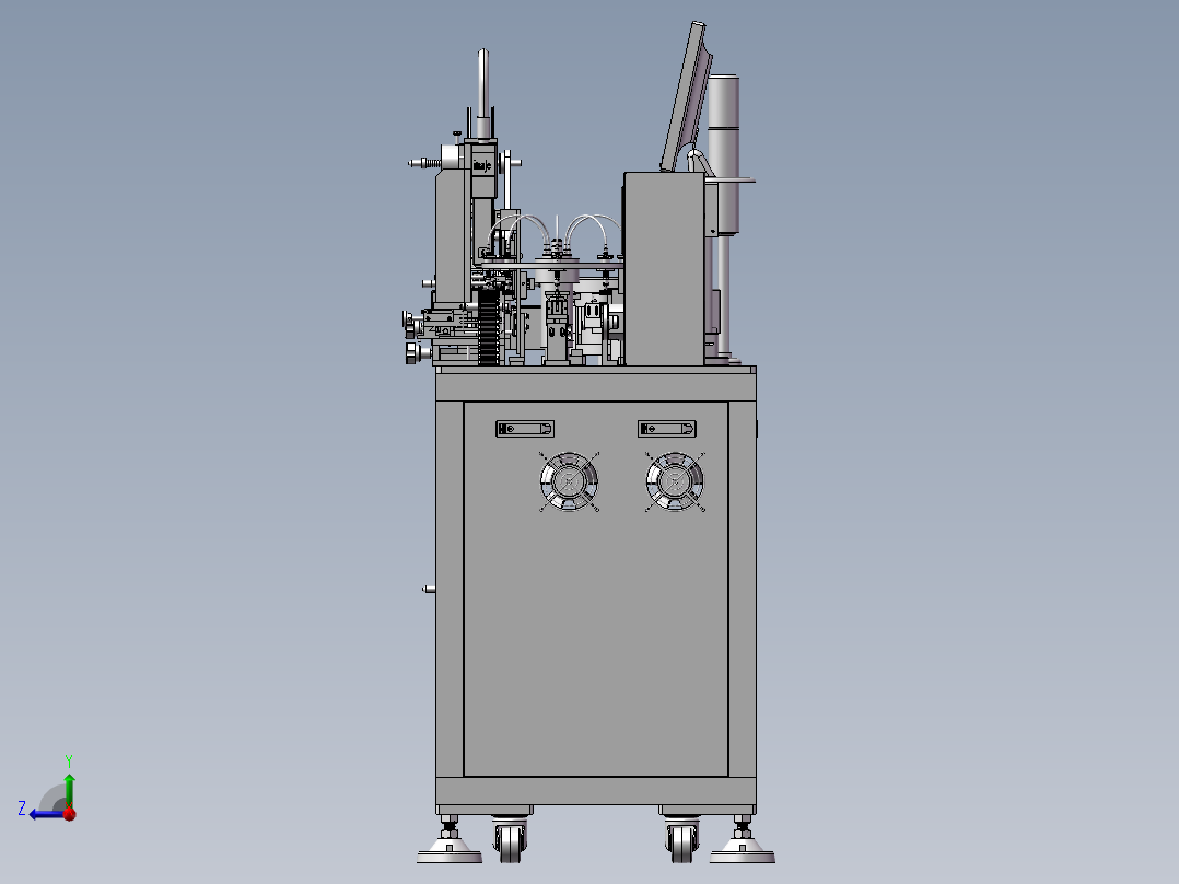 全自动编带机检测机右视图