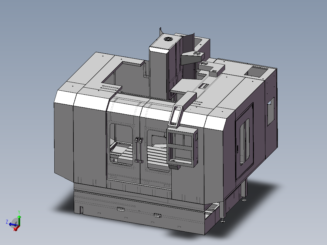 B11-加工中心机床外围钣金